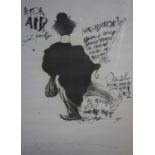 Ralph Steadman, 'Actor Aid', limited edition print, signed and numbered 6/65 in pencil, 63 x 44cm