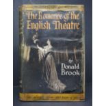 Donald Brook, The Romance of the English Theatre (London : Rockliff 1952) 222 pages ; (8º), signed