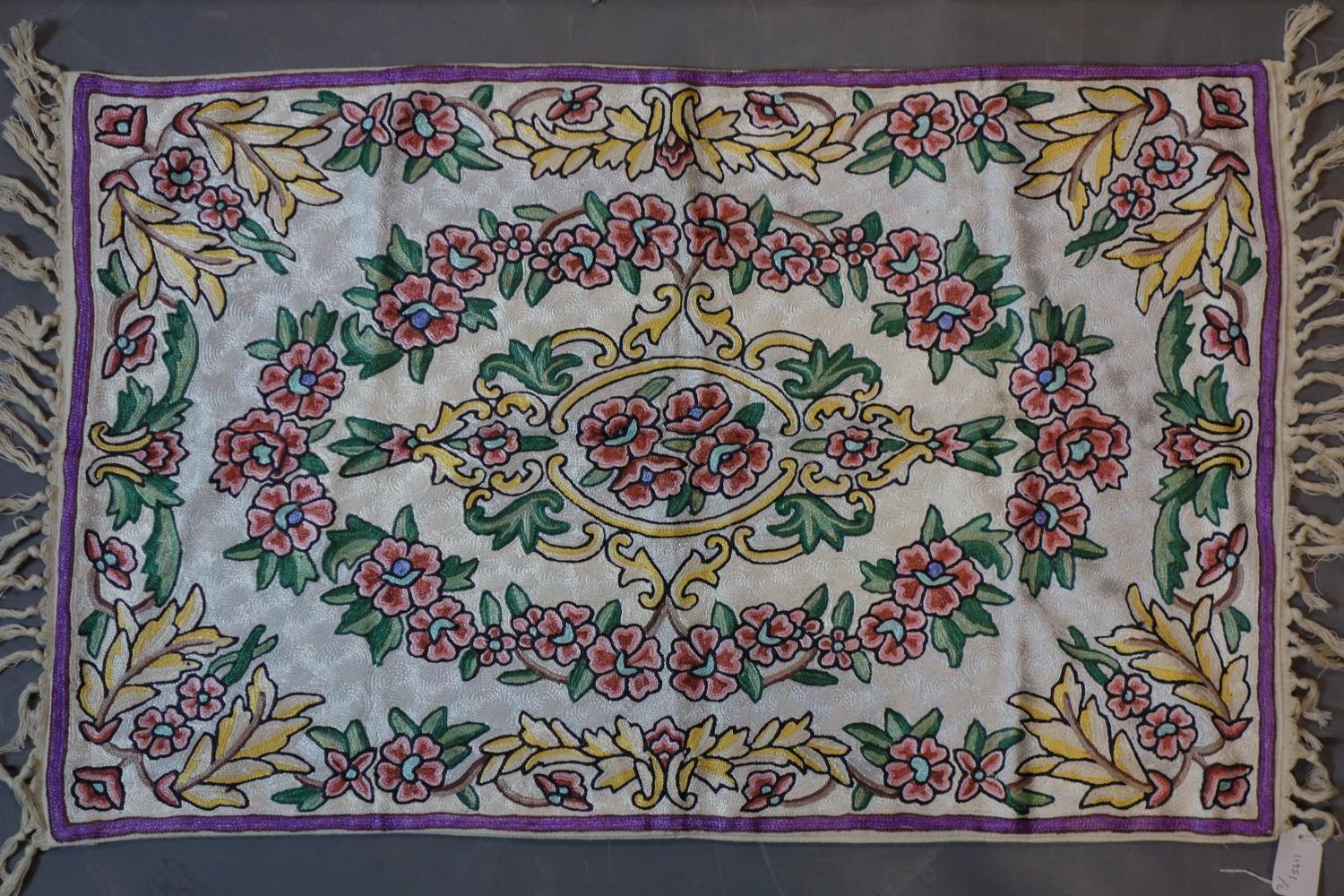 Two of Eastern embroidered wall hangings - Image 2 of 3