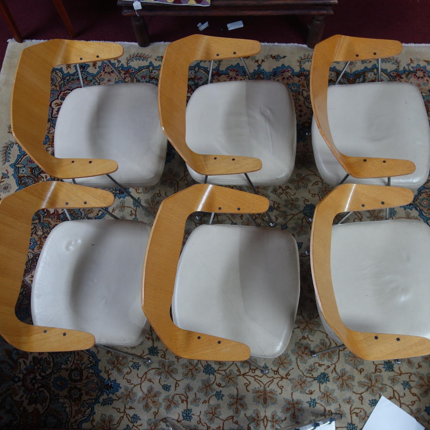 A set of 6 Robin Day 675 dining chairs for Habitat