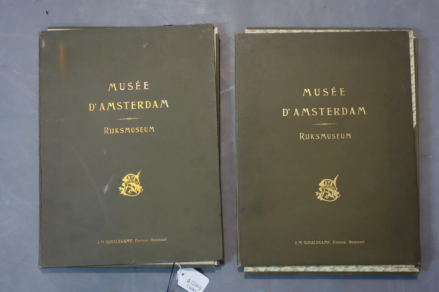 Two folders each containing 60 Heliogravures of the principal paintings in the Rijkmuseum, - Bild 2 aus 4