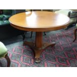 A Victorian Mahogany tilt top Breakfast Table, H.70 D.103cm