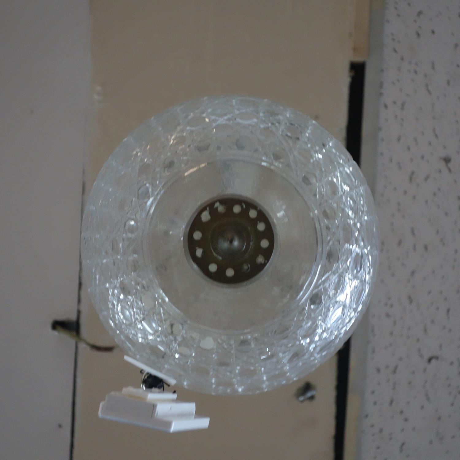 A cut glass hanging ceiling light, H.29cm - Image 3 of 3