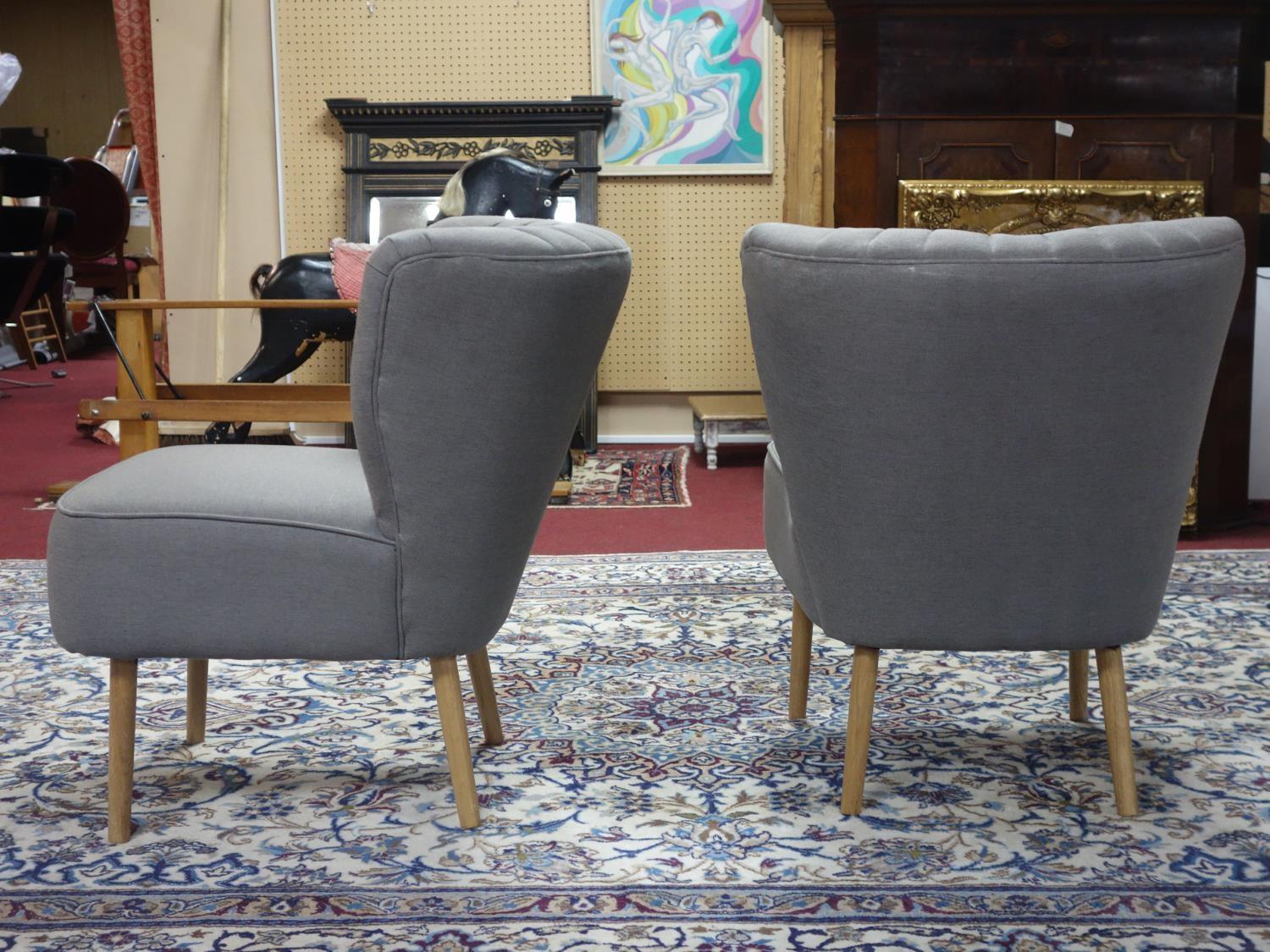 A pair of retro style cocktail chairs from John Lewis - Bild 2 aus 3