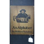 An Alphabet by William Nicholson, published by William Heinemann, London 1898, featuring title