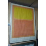 A vintage Mark Rothko poster for Alright knox art gallery, 94 x 70cm