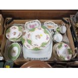 A TRAY OF ASSORTED CHINA TO INCLUDE PARAGON CHINA