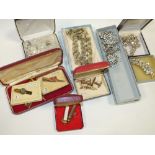 A BOX OF COSTUME JEWELLERY