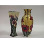 TWO OLD TUPTON WARE VASES