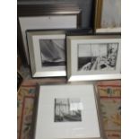 FIVE MATCHING MODERN FRAMED AND GLAZED BOAT PRINTS TOGETHER WITH ANOTHER PAIR OF BOAT PICTURES (7)