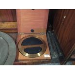 A MAHOGANY CASED VINTAGE STANLEY. GREAT TURNSTILE, HOLBORM, LONDON PROTRACTOR TOGETHER WITH A