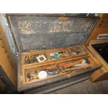 A LARGE TOOL CHEST PLUS CONTENTS