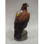 A BESWICK BENEAGLES GOLDEN EAGLE DECANTER