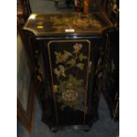 A MODERN ORIENTAL STYLE SMALL CABINET W 43 CM