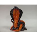 AN ANITA HARRIS ART POTTERY COBRA FIGURE