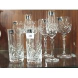 A COLLECTION OF ROYAL DOULTON CRYSTAL DRINKING GLASSES