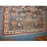 A LARGE EASTERN WOOLLEN RUG X CM