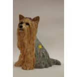 A BESWICK FIRESIDE YORKSHIRE TERRIER FIGURE