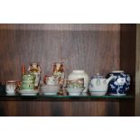 A COLLECTION OF ORIENTAL CERAMIC TO INCLUDE GINGER JARS, NORITAKE CUPS AND SAUCERS ETC TOGETHER WITH