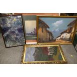 A SMALL QUANTITY OF PICTURES TO INC OIL PAINTINGS
