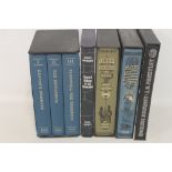 FOLIO SOCIETY - James Morris - 'Pax Britannica' boxed set, three volumes, J. B. Priestley - 'Englis