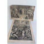 IGNAZIO PODIO - 'ET TRANSFIGURATIS EST ANTE EOS' an early 19th century religious engraving and T. H