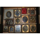 A COLLECTION OF ANTIQUE PORTRAIT DAGUERREOTYPES