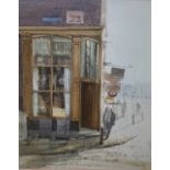 MICHAEL SMEE (1946). 'Bar Exterior, Amsterdam', signed lower right, watercolour, framed and