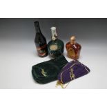 1 SEALED WADE CERAMIC DECANTER OF CHIVAS ROYALE SALUTE 21 YEARS OLD, together with a half bottle