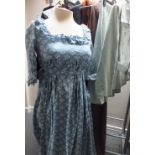 A SELECTION OF LADIES VINTAGE AND MODERN CLOTHING, various styles and periods to include two vintage
