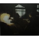 J HOWARD (XX). 'Chainmaking', signed lower right in pencil and dated '88, coloured print, number 1