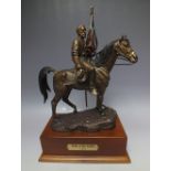JIM PONTER - 'PRIDE OF THE SOUTH' LIMITED EDITION BRONZE SCULPTURE, issued by Franklin Mint,