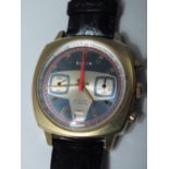 A GENTS ELGIN CHRONOGRAPH WRISTWATCH, Dia. 3.3 cm