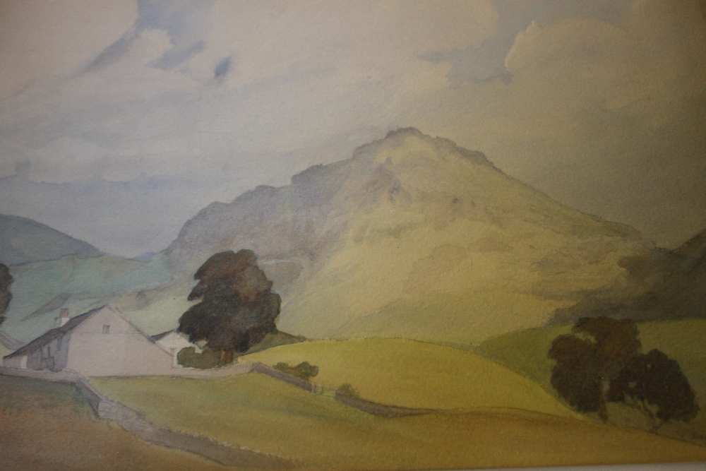 WILLIAM CURTIS GREEN (1875-1960). four various landscapes, all inscribed verso, three signed lower - Image 4 of 5