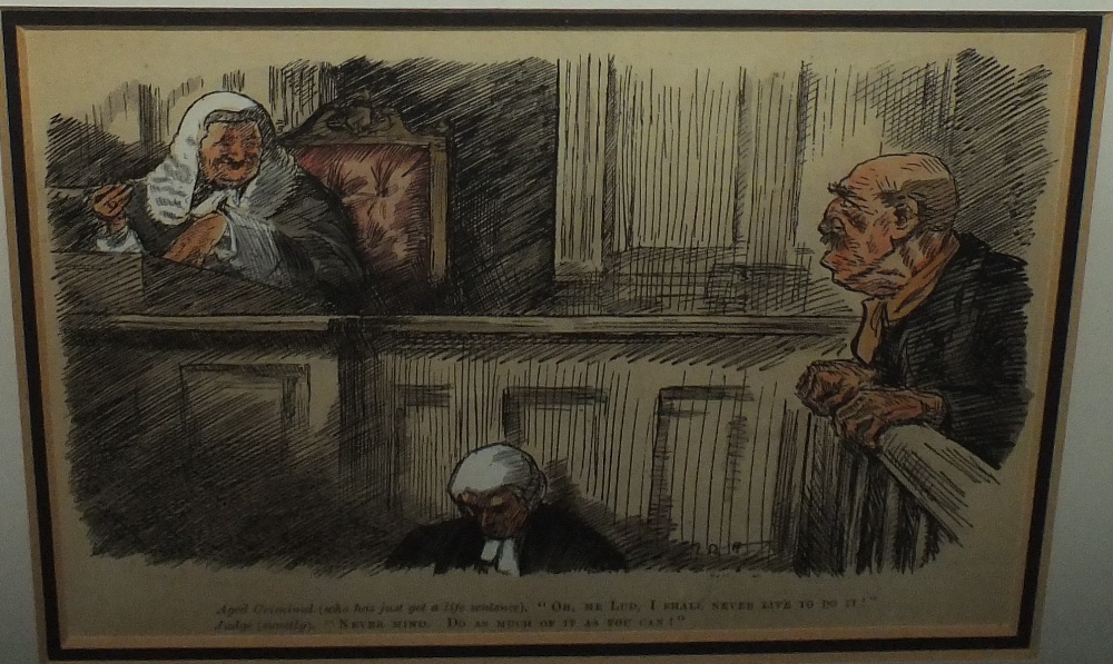 A COLLECTION OF HAND COLOURED JUDICIAL PRINTS, to include 'Trial of Roderick Maclean, At Reading, - Image 4 of 7