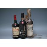 1 BOTTLE OF ROCHA'S 1964 RUBY PORT, together with 1 bottle of Taylor's LBV reserve 1965 and 1 bottle