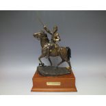 JIM PONTER - 'SPIRIT OF THE CONFEDERACY' LIMITED EDITION BRONZE SCULPTURE, issued by Franklin