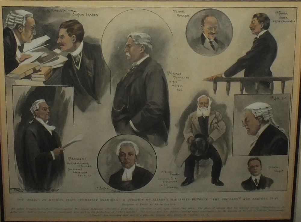 A COLLECTION OF HAND COLOURED JUDICIAL PRINTS, to include 'Trial of Roderick Maclean, At Reading, - Image 5 of 7