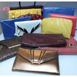 A COLLECTION OF VINTAGE BAGS, to include examples by Roberto Gil, Jaques Vert, Capoperra, Betty