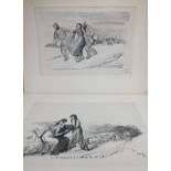 JEAN LOUIS FORAIN (1852-1931). A set of four 1st World War prop, limited edition lithographs on