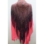 A COLLECTION OF LADIES SCARVES AND SHAWLS ETC., various styles and fabrics, to include fringed and