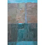 EARLY 20TH CENTURY ST IVES SCHOOL, abstract composition, unsigned, oil on canvas, framed, 43 x 28