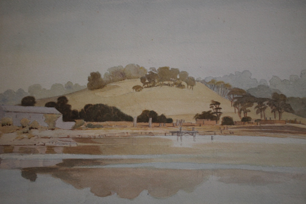 WILLIAM CURTIS GREEN (1875-1960). four various landscapes, all inscribed verso, three signed lower - Image 2 of 5