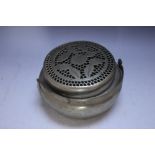 A CIRCULAR CHINESE TYPE HAND WARMER, Dia 15 cm