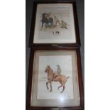 JAMES GOWANS - AFTER EDWARD ALGERNON STUART DOUGLAS (1850-1920). Two 20th century equestrian studies