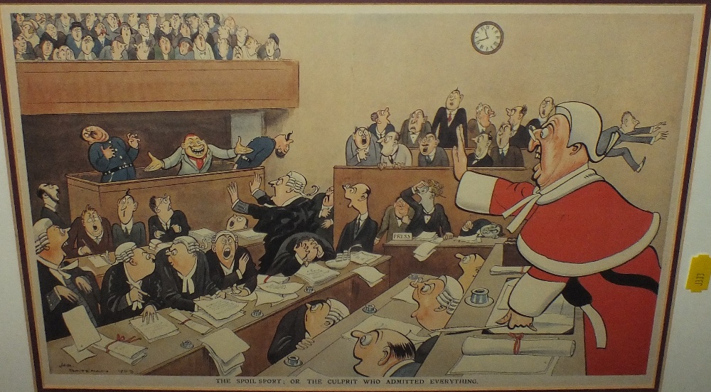 A COLLECTION OF HAND COLOURED JUDICIAL PRINTS, to include 'Trial of Roderick Maclean, At Reading, - Image 6 of 7