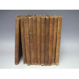 A COLLECTION OF THE PARLIAMENTARY GAZETTEER BOUND VOLUMES, folding double page engraved maps