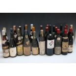 A COLLECTION OF VARIOUS RED AND WHITE WINES TO INCLUDE 1 BOTTLE OF NUITS ST GEORGES R.BRUNINGHAUS