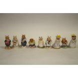 A COLLECTION OF NINE ROYAL DOULTON BRAMBLEY HEDGE COLLECTION FIGURES