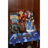 FIVE COLLECTABLE FIGURES TO INCLUDE HARRY POTTER FIGURE, HAPPY DAYS POTSIE DOLL AND STAR WARS